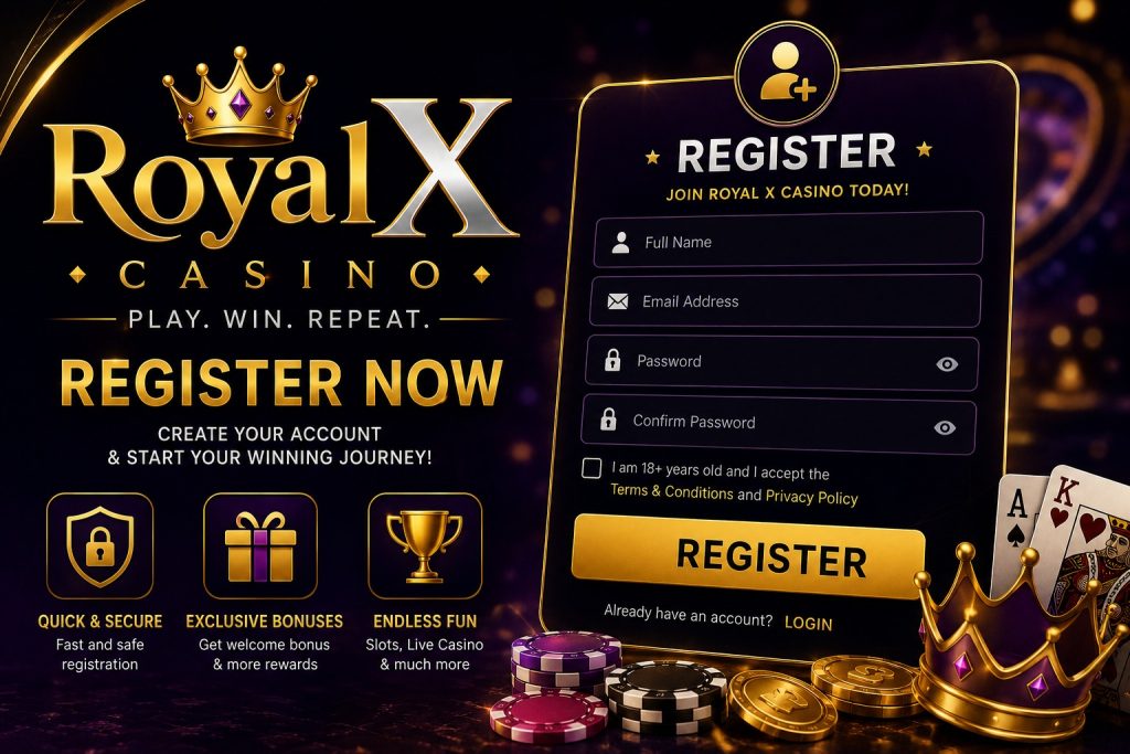 Royal X Casino register